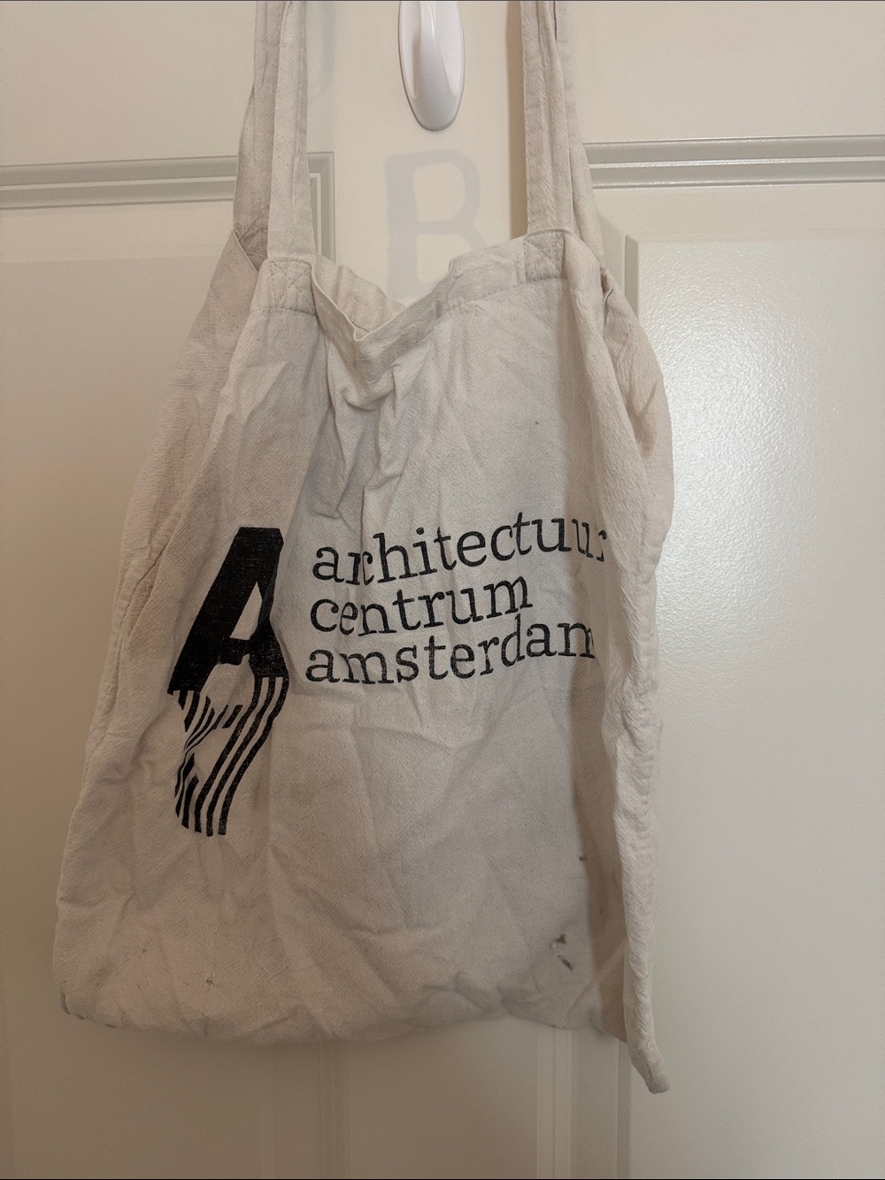 Canvas Tote Bag in Cream